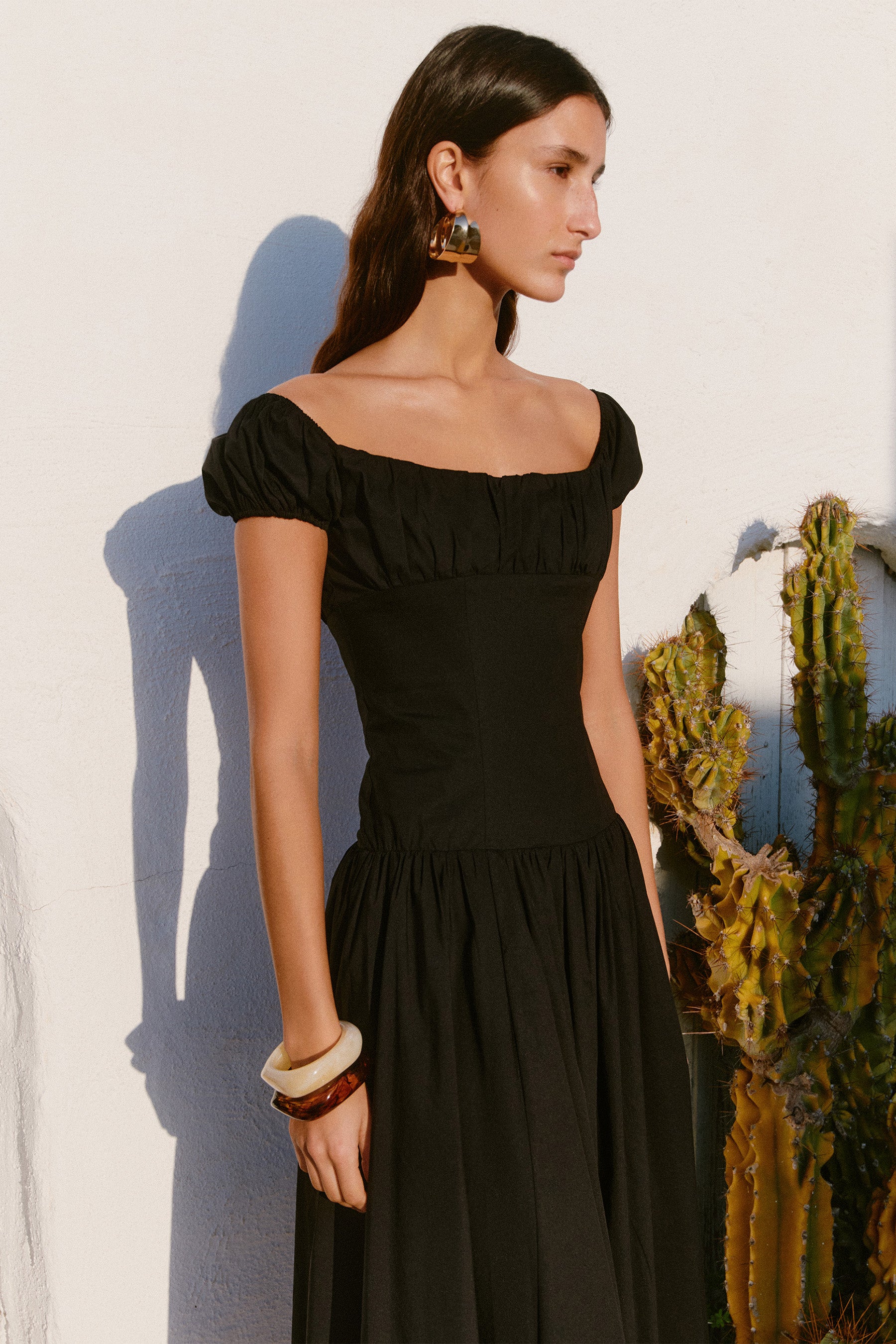 AUGUSTA DROP WAIST MAXI DRESS