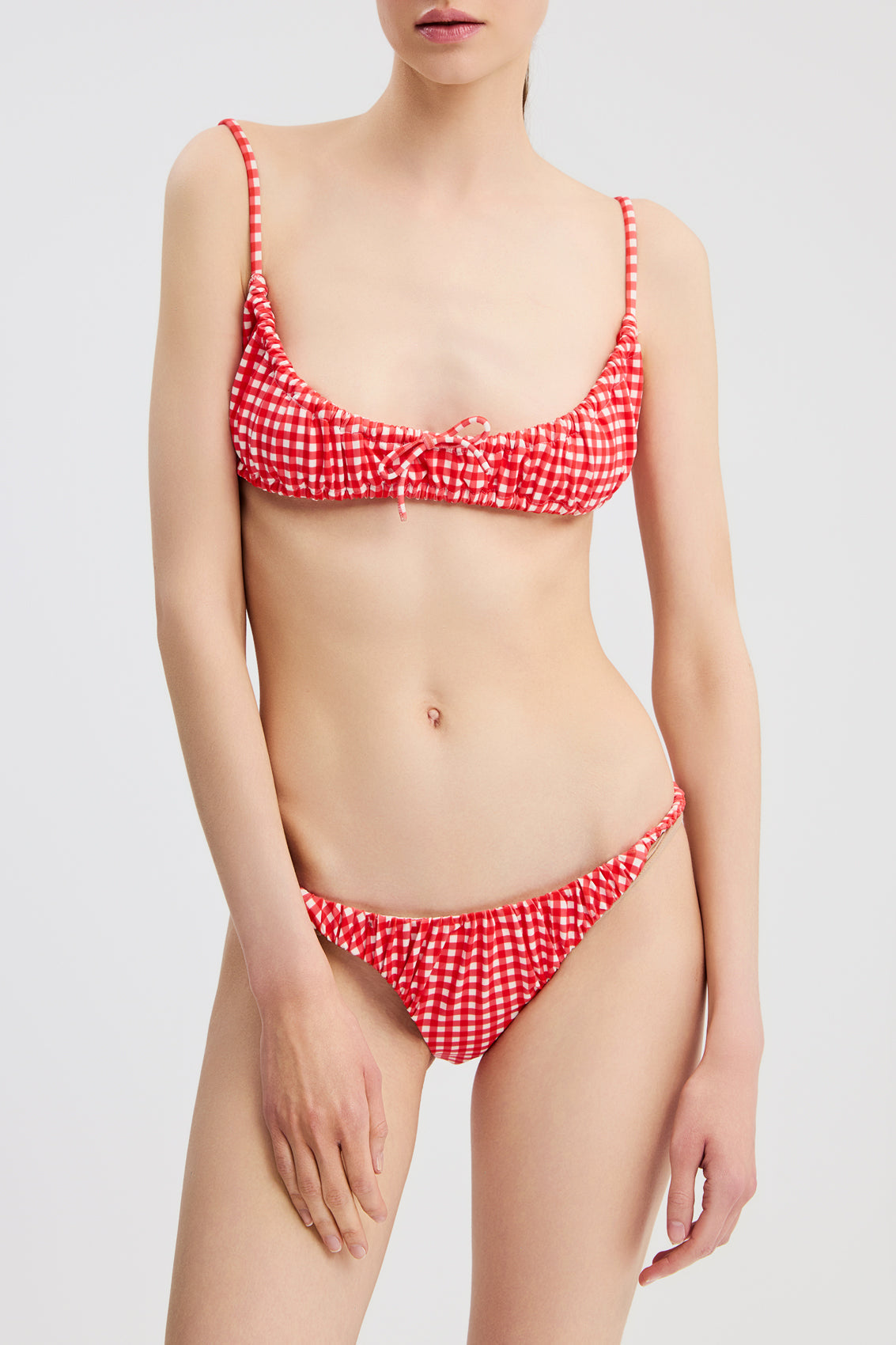 STACIA RUCHED BIKINI BOTTOM