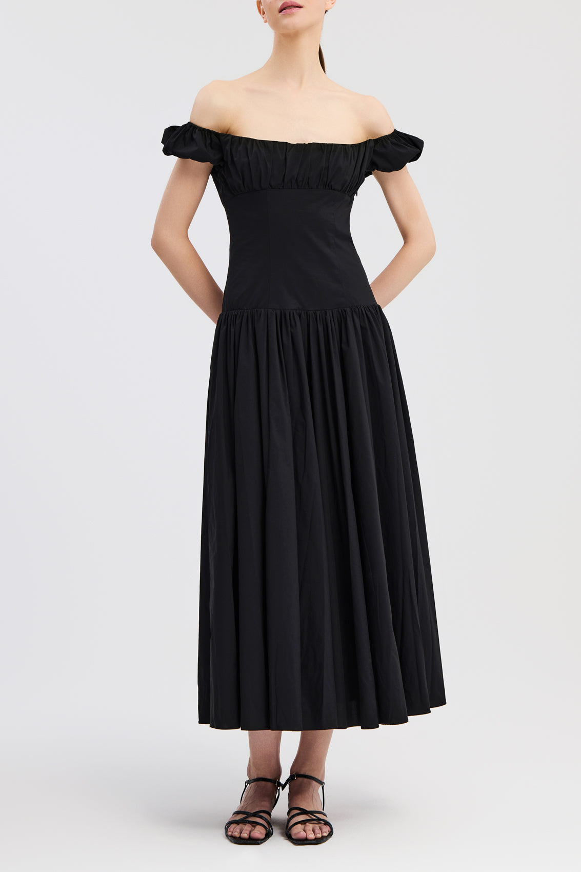 AUGUSTA  DROP WAIST MAXI DRESS