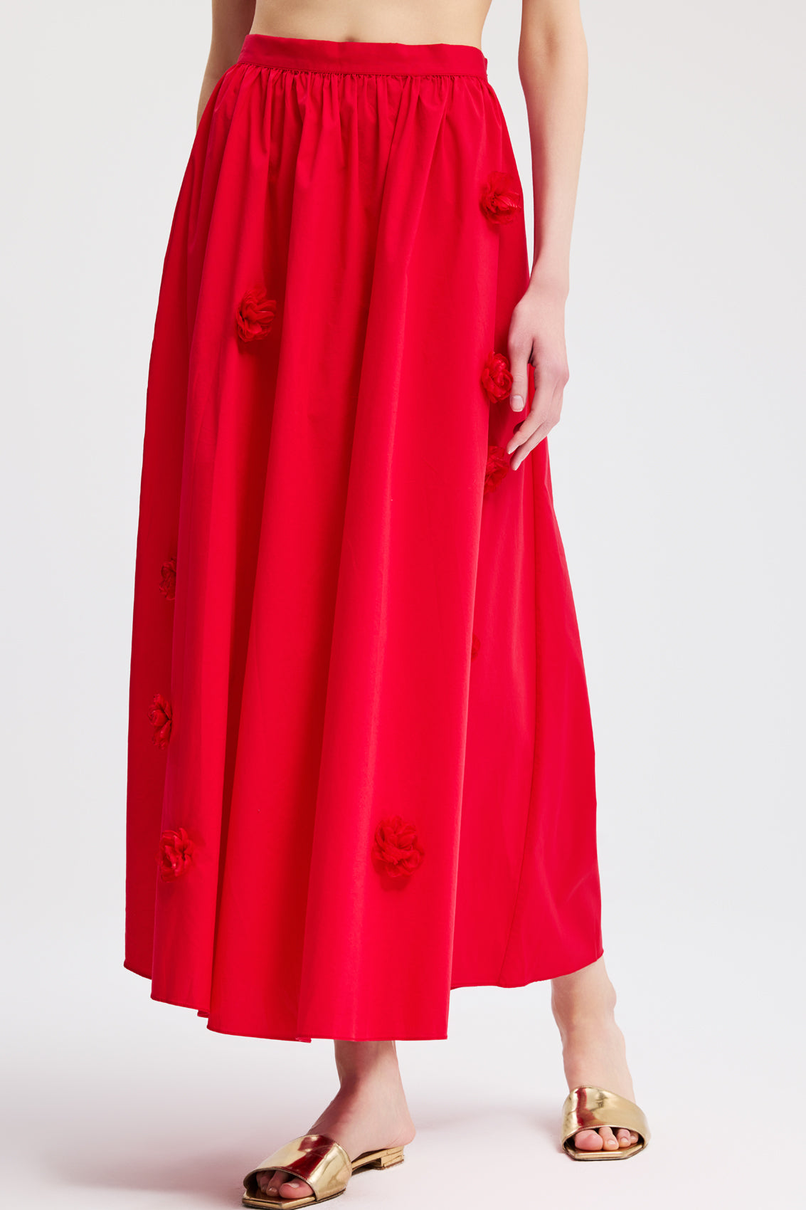 MARCHELINE MIDI SKIRT