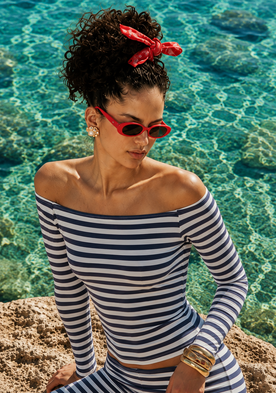 AVERY OFF THE SHOULDER KNIT TOP